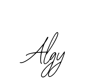 Design your own signature with our free online signature maker. With this signature software, you can create a handwritten (Bearetta-2O07w) signature for name Algy. Algy signature style 12 images and pictures png