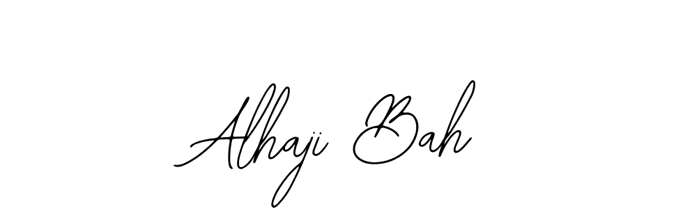 if you are searching for the best signature style for your name Alhaji Bah. so please give up your signature search. here we have designed multiple signature styles  using Bearetta-2O07w. Alhaji Bah signature style 12 images and pictures png