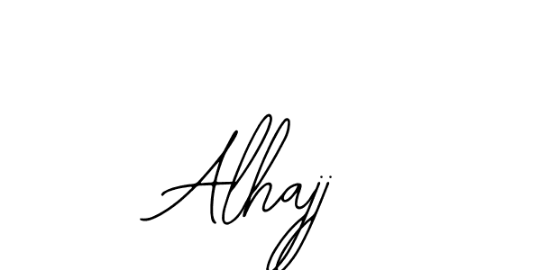 You should practise on your own different ways (Bearetta-2O07w) to write your name (Alhajj) in signature. don't let someone else do it for you. Alhajj signature style 12 images and pictures png