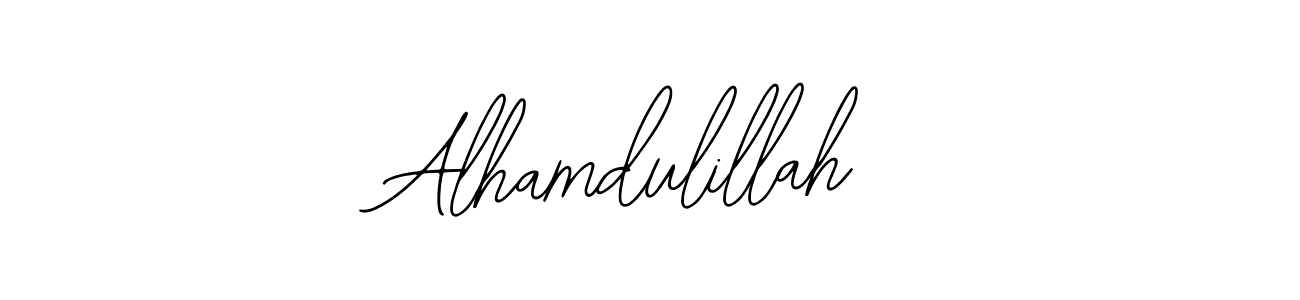 Design your own signature with our free online signature maker. With this signature software, you can create a handwritten (Bearetta-2O07w) signature for name Alhamdulillah. Alhamdulillah signature style 12 images and pictures png