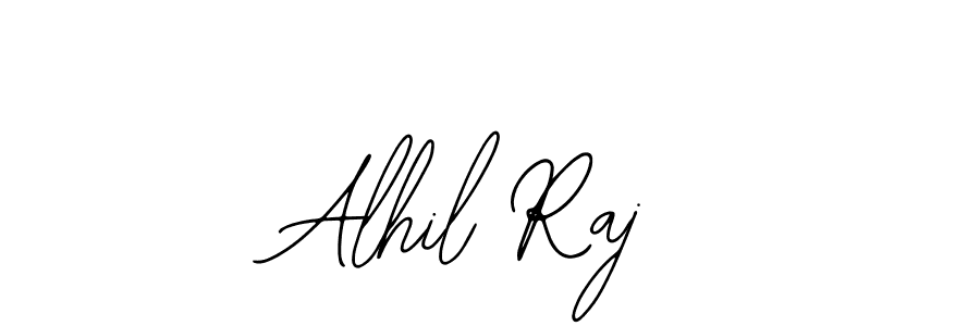 You should practise on your own different ways (Bearetta-2O07w) to write your name (Alhil Raj) in signature. don't let someone else do it for you. Alhil Raj signature style 12 images and pictures png