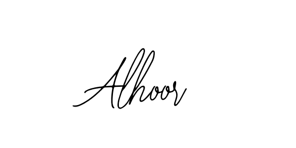 if you are searching for the best signature style for your name Alhoor. so please give up your signature search. here we have designed multiple signature styles  using Bearetta-2O07w. Alhoor signature style 12 images and pictures png