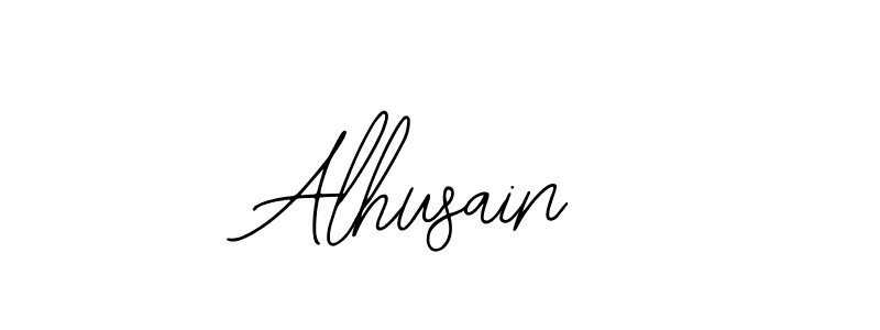 Make a beautiful signature design for name Alhusain. With this signature (Bearetta-2O07w) style, you can create a handwritten signature for free. Alhusain signature style 12 images and pictures png