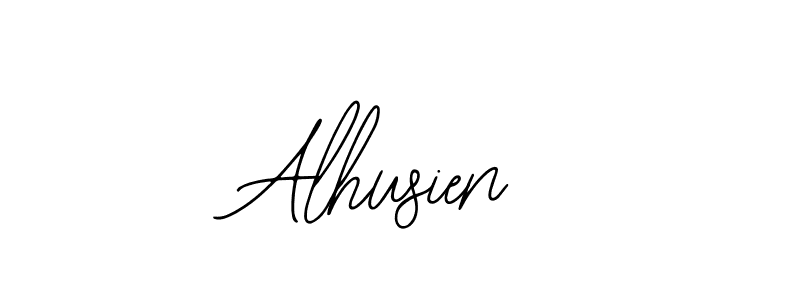 Design your own signature with our free online signature maker. With this signature software, you can create a handwritten (Bearetta-2O07w) signature for name Alhusien. Alhusien signature style 12 images and pictures png