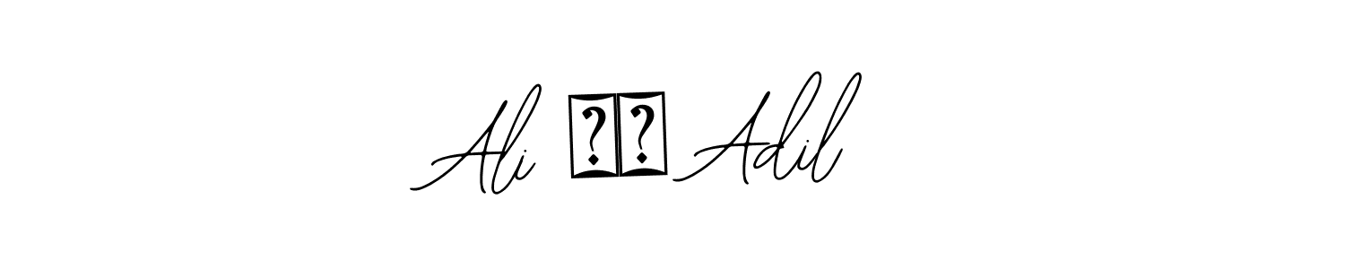 How to Draw Ali ❤️ Adil signature style? Bearetta-2O07w is a latest design signature styles for name Ali ❤️ Adil. Ali ❤️ Adil signature style 12 images and pictures png