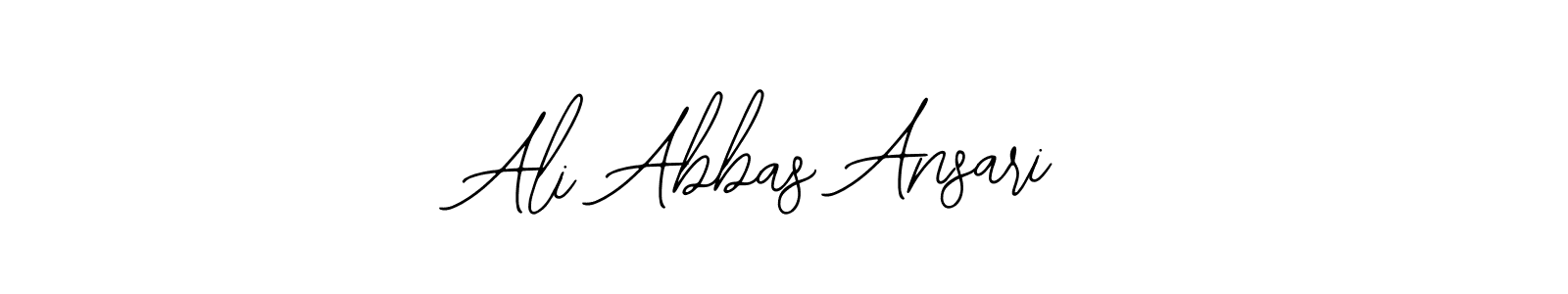 How to make Ali Abbas Ansari signature? Bearetta-2O07w is a professional autograph style. Create handwritten signature for Ali Abbas Ansari name. Ali Abbas Ansari signature style 12 images and pictures png