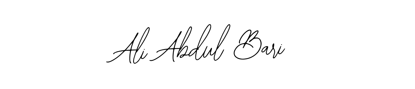 Similarly Bearetta-2O07w is the best handwritten signature design. Signature creator online .You can use it as an online autograph creator for name Ali Abdul Bari. Ali Abdul Bari signature style 12 images and pictures png