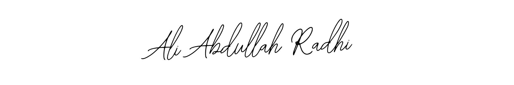 Also You can easily find your signature by using the search form. We will create Ali Abdullah Radhi name handwritten signature images for you free of cost using Bearetta-2O07w sign style. Ali Abdullah Radhi signature style 12 images and pictures png