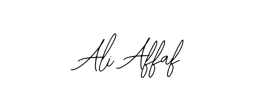 Similarly Bearetta-2O07w is the best handwritten signature design. Signature creator online .You can use it as an online autograph creator for name Ali Affaf. Ali Affaf signature style 12 images and pictures png