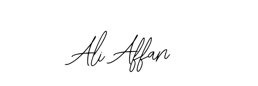 Also You can easily find your signature by using the search form. We will create Ali Affan name handwritten signature images for you free of cost using Bearetta-2O07w sign style. Ali Affan signature style 12 images and pictures png