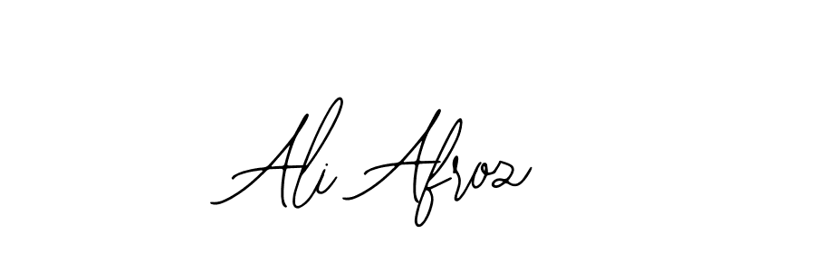 You should practise on your own different ways (Bearetta-2O07w) to write your name (Ali Afroz) in signature. don't let someone else do it for you. Ali Afroz signature style 12 images and pictures png