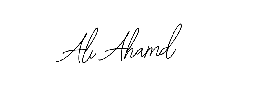 Create a beautiful signature design for name Ali Ahamd. With this signature (Bearetta-2O07w) fonts, you can make a handwritten signature for free. Ali Ahamd signature style 12 images and pictures png