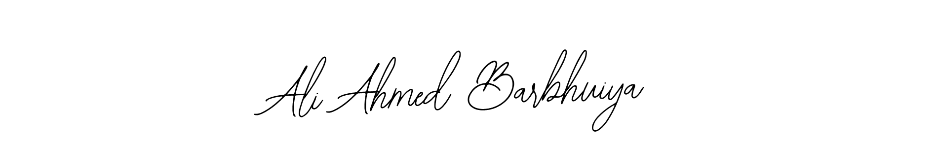How to make Ali Ahmed Barbhuiya name signature. Use Bearetta-2O07w style for creating short signs online. This is the latest handwritten sign. Ali Ahmed Barbhuiya signature style 12 images and pictures png
