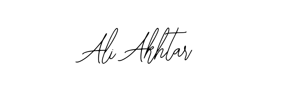 You should practise on your own different ways (Bearetta-2O07w) to write your name (Ali Akhtar) in signature. don't let someone else do it for you. Ali Akhtar signature style 12 images and pictures png