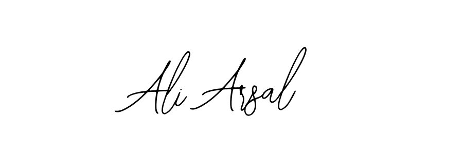 Make a short Ali Arsal signature style. Manage your documents anywhere anytime using Bearetta-2O07w. Create and add eSignatures, submit forms, share and send files easily. Ali Arsal signature style 12 images and pictures png