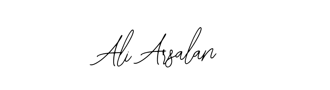 You should practise on your own different ways (Bearetta-2O07w) to write your name (Ali Arsalan) in signature. don't let someone else do it for you. Ali Arsalan signature style 12 images and pictures png