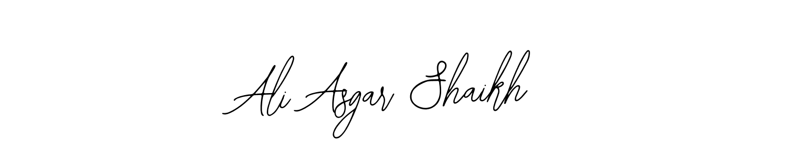 You should practise on your own different ways (Bearetta-2O07w) to write your name (Ali Asgar Shaikh) in signature. don't let someone else do it for you. Ali Asgar Shaikh signature style 12 images and pictures png