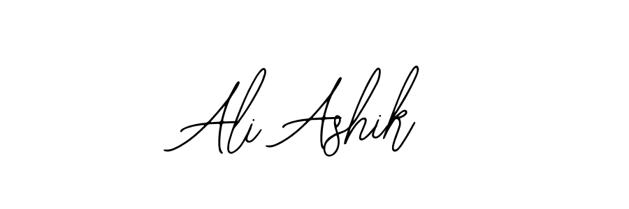 You should practise on your own different ways (Bearetta-2O07w) to write your name (Ali Ashik) in signature. don't let someone else do it for you. Ali Ashik signature style 12 images and pictures png