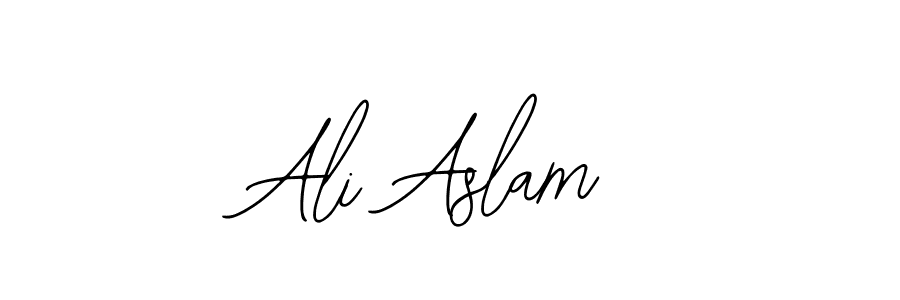 Also we have Ali Aslam name is the best signature style. Create professional handwritten signature collection using Bearetta-2O07w autograph style. Ali Aslam signature style 12 images and pictures png