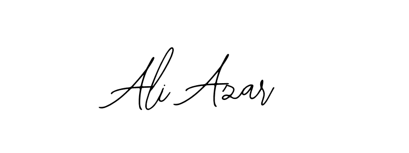 How to make Ali Azar name signature. Use Bearetta-2O07w style for creating short signs online. This is the latest handwritten sign. Ali Azar signature style 12 images and pictures png