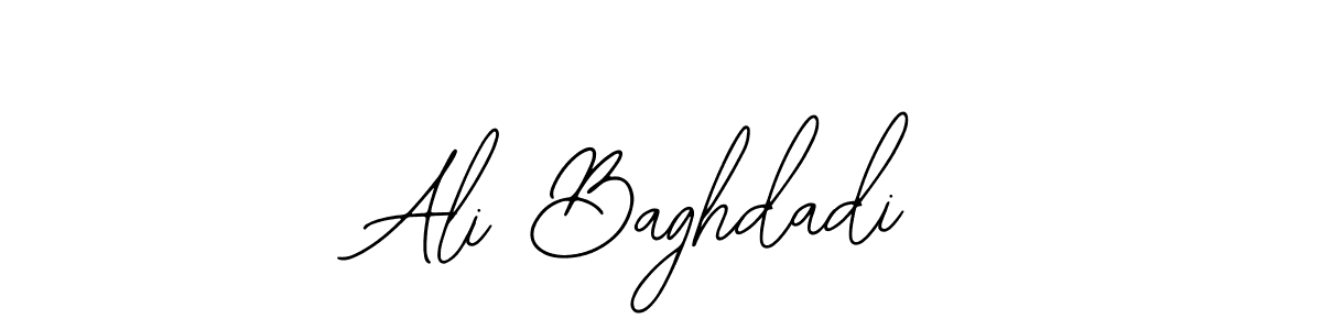 Use a signature maker to create a handwritten signature online. With this signature software, you can design (Bearetta-2O07w) your own signature for name Ali Baghdadi. Ali Baghdadi signature style 12 images and pictures png