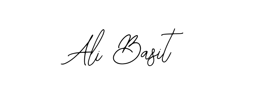 Design your own signature with our free online signature maker. With this signature software, you can create a handwritten (Bearetta-2O07w) signature for name Ali Basit. Ali Basit signature style 12 images and pictures png