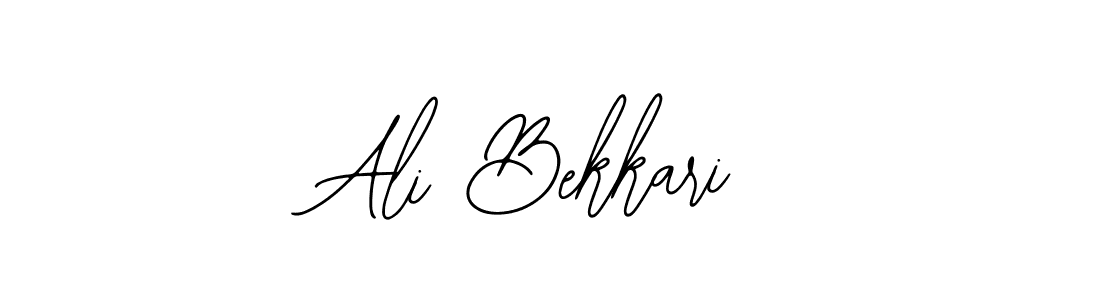 Use a signature maker to create a handwritten signature online. With this signature software, you can design (Bearetta-2O07w) your own signature for name Ali Bekkari. Ali Bekkari signature style 12 images and pictures png