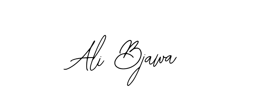 How to make Ali Bjawa name signature. Use Bearetta-2O07w style for creating short signs online. This is the latest handwritten sign. Ali Bjawa signature style 12 images and pictures png