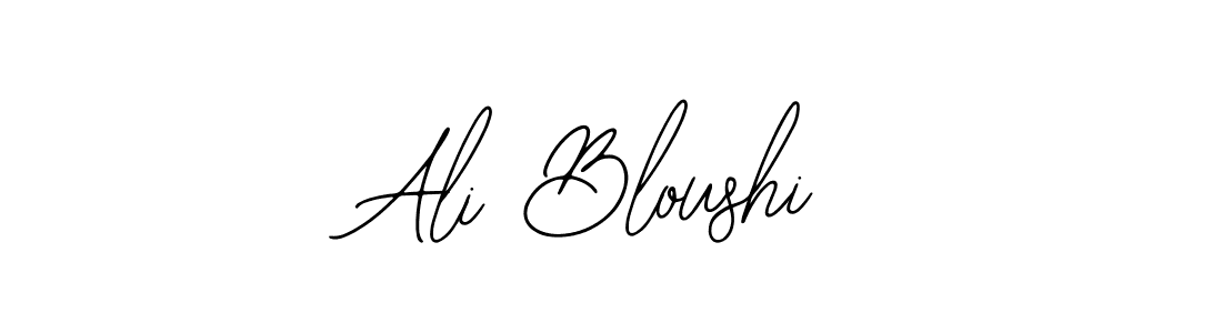 Also You can easily find your signature by using the search form. We will create Ali Bloushi name handwritten signature images for you free of cost using Bearetta-2O07w sign style. Ali Bloushi signature style 12 images and pictures png