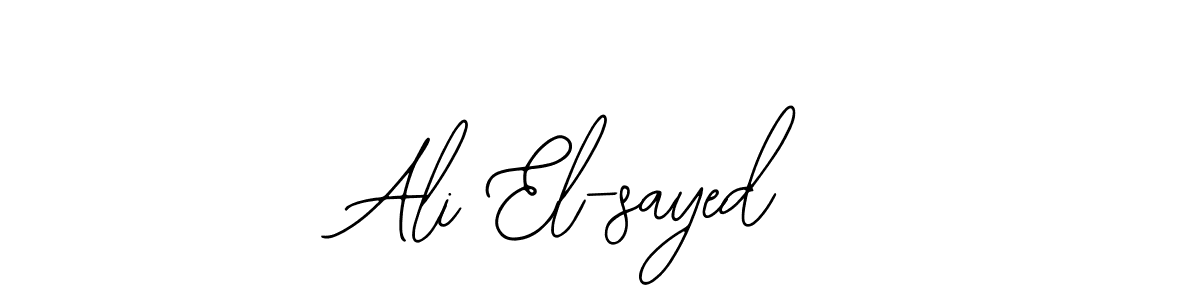 Ali El-sayed stylish signature style. Best Handwritten Sign (Bearetta-2O07w) for my name. Handwritten Signature Collection Ideas for my name Ali El-sayed. Ali El-sayed signature style 12 images and pictures png