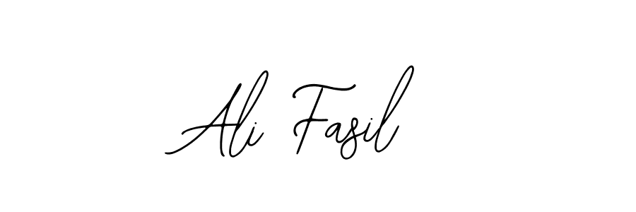 Also You can easily find your signature by using the search form. We will create Ali Fasil name handwritten signature images for you free of cost using Bearetta-2O07w sign style. Ali Fasil signature style 12 images and pictures png