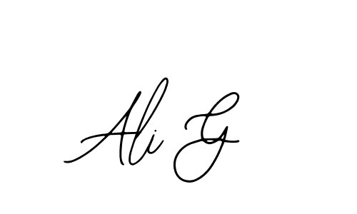 How to Draw Ali G signature style? Bearetta-2O07w is a latest design signature styles for name Ali G. Ali G signature style 12 images and pictures png