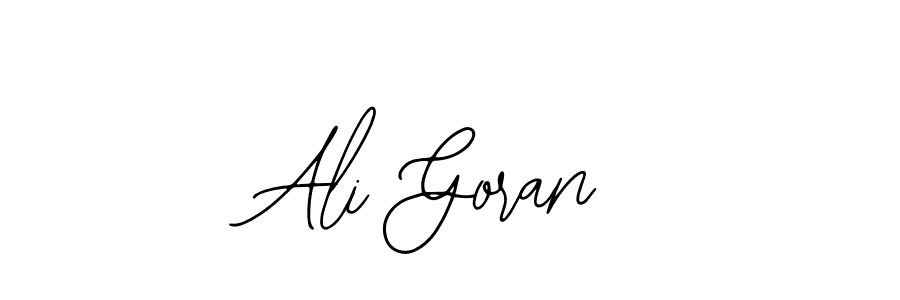 The best way (Bearetta-2O07w) to make a short signature is to pick only two or three words in your name. The name Ali Goran include a total of six letters. For converting this name. Ali Goran signature style 12 images and pictures png