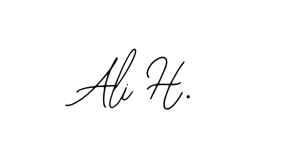 Ali H. stylish signature style. Best Handwritten Sign (Bearetta-2O07w) for my name. Handwritten Signature Collection Ideas for my name Ali H.. Ali H. signature style 12 images and pictures png