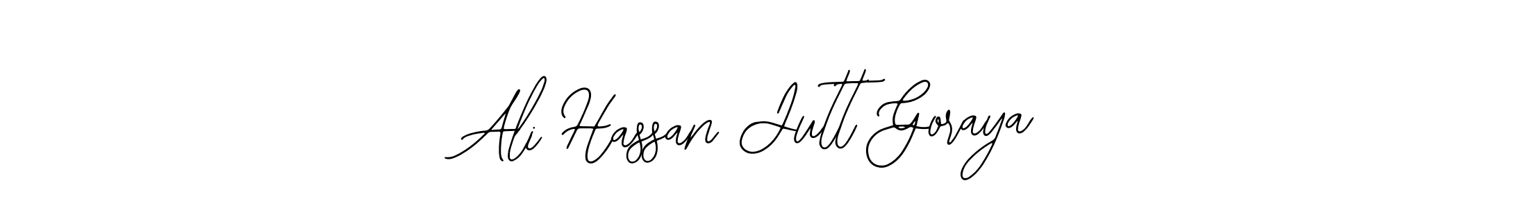 Make a beautiful signature design for name Ali Hassan Jutt Goraya. With this signature (Bearetta-2O07w) style, you can create a handwritten signature for free. Ali Hassan Jutt Goraya signature style 12 images and pictures png