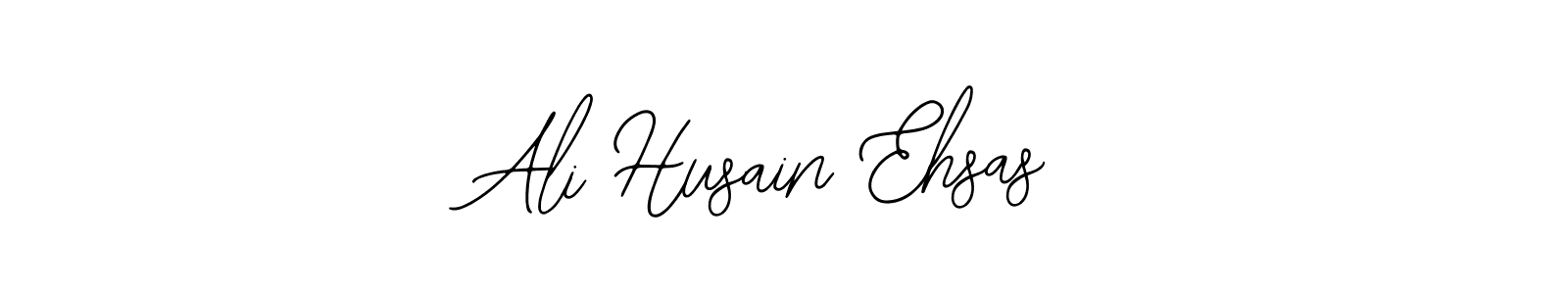You should practise on your own different ways (Bearetta-2O07w) to write your name (Ali Husain Ehsas) in signature. don't let someone else do it for you. Ali Husain Ehsas signature style 12 images and pictures png