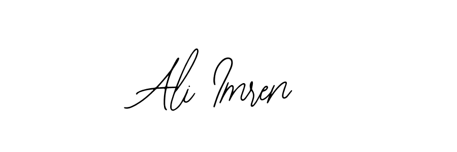 How to make Ali Imren name signature. Use Bearetta-2O07w style for creating short signs online. This is the latest handwritten sign. Ali Imren signature style 12 images and pictures png