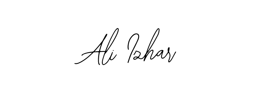 if you are searching for the best signature style for your name Ali Izhar. so please give up your signature search. here we have designed multiple signature styles  using Bearetta-2O07w. Ali Izhar signature style 12 images and pictures png