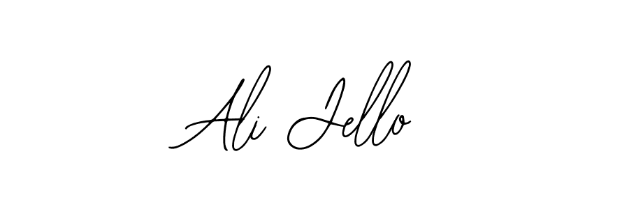 Bearetta-2O07w is a professional signature style that is perfect for those who want to add a touch of class to their signature. It is also a great choice for those who want to make their signature more unique. Get Ali Jello name to fancy signature for free. Ali Jello signature style 12 images and pictures png