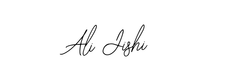 How to make Ali Jishi signature? Bearetta-2O07w is a professional autograph style. Create handwritten signature for Ali Jishi name. Ali Jishi signature style 12 images and pictures png