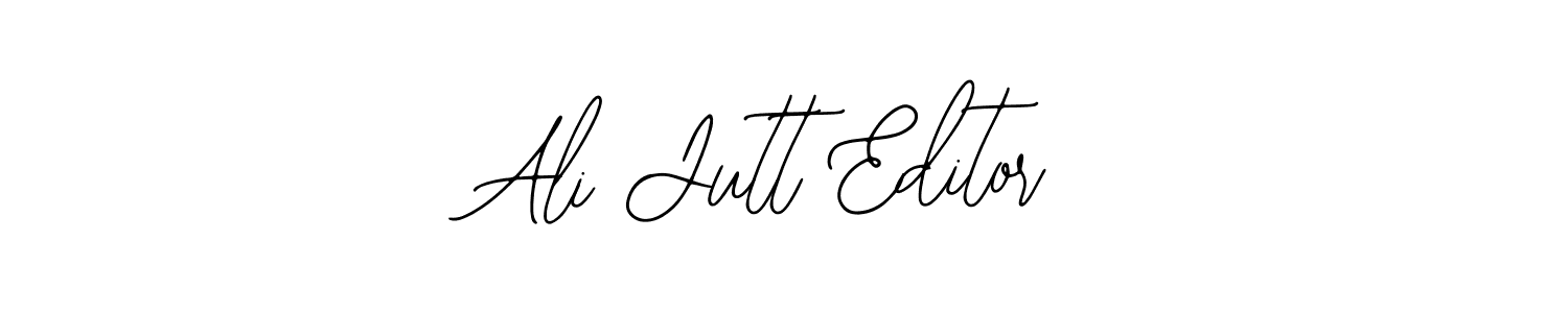 Make a beautiful signature design for name Ali Jutt Editor. With this signature (Bearetta-2O07w) style, you can create a handwritten signature for free. Ali Jutt Editor signature style 12 images and pictures png