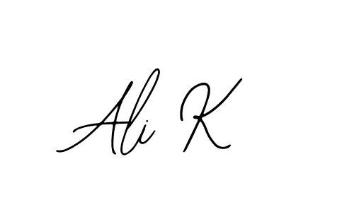 Similarly Bearetta-2O07w is the best handwritten signature design. Signature creator online .You can use it as an online autograph creator for name Ali K. Ali K signature style 12 images and pictures png