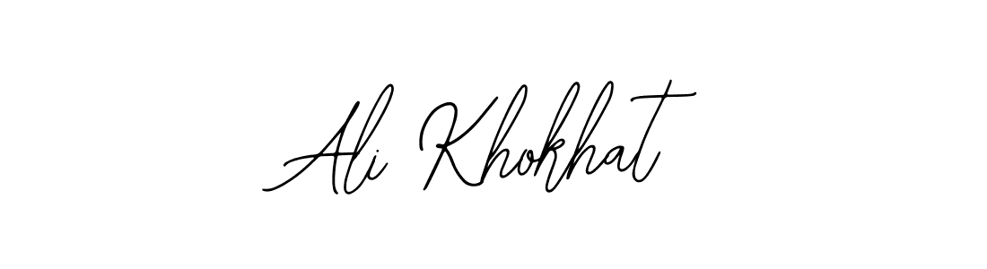 if you are searching for the best signature style for your name Ali Khokhat. so please give up your signature search. here we have designed multiple signature styles  using Bearetta-2O07w. Ali Khokhat signature style 12 images and pictures png