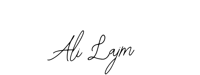 Design your own signature with our free online signature maker. With this signature software, you can create a handwritten (Bearetta-2O07w) signature for name Ali Lajm. Ali Lajm signature style 12 images and pictures png
