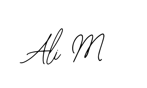 Ali M stylish signature style. Best Handwritten Sign (Bearetta-2O07w) for my name. Handwritten Signature Collection Ideas for my name Ali M. Ali M signature style 12 images and pictures png