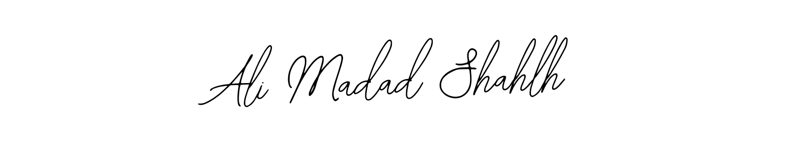 Use a signature maker to create a handwritten signature online. With this signature software, you can design (Bearetta-2O07w) your own signature for name Ali Madad Shahlh. Ali Madad Shahlh signature style 12 images and pictures png