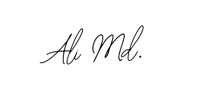 How to make Ali Md. signature? Bearetta-2O07w is a professional autograph style. Create handwritten signature for Ali Md. name. Ali Md. signature style 12 images and pictures png