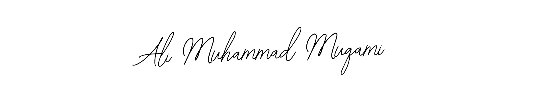 Similarly Bearetta-2O07w is the best handwritten signature design. Signature creator online .You can use it as an online autograph creator for name Ali Muhammad Muqami. Ali Muhammad Muqami signature style 12 images and pictures png