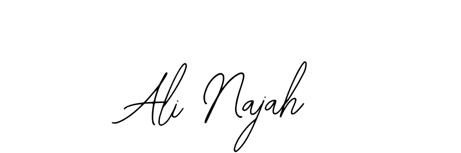 How to Draw Ali Najah signature style? Bearetta-2O07w is a latest design signature styles for name Ali Najah. Ali Najah signature style 12 images and pictures png