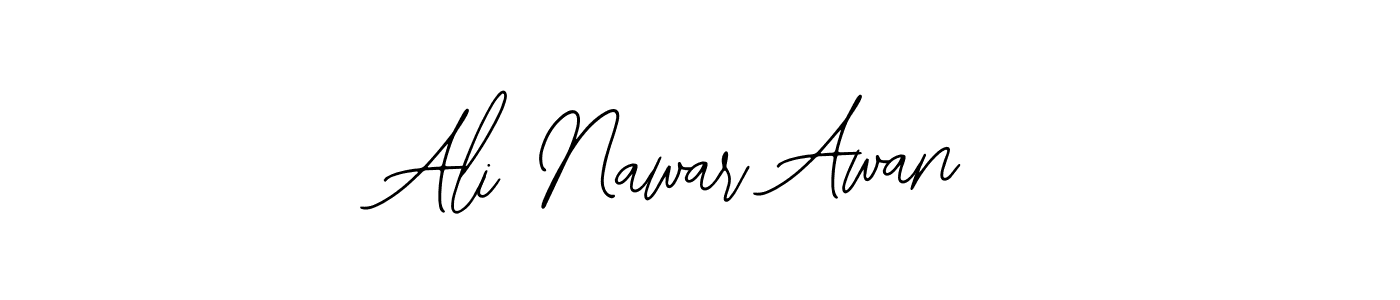 Use a signature maker to create a handwritten signature online. With this signature software, you can design (Bearetta-2O07w) your own signature for name Ali Nawar Awan. Ali Nawar Awan signature style 12 images and pictures png